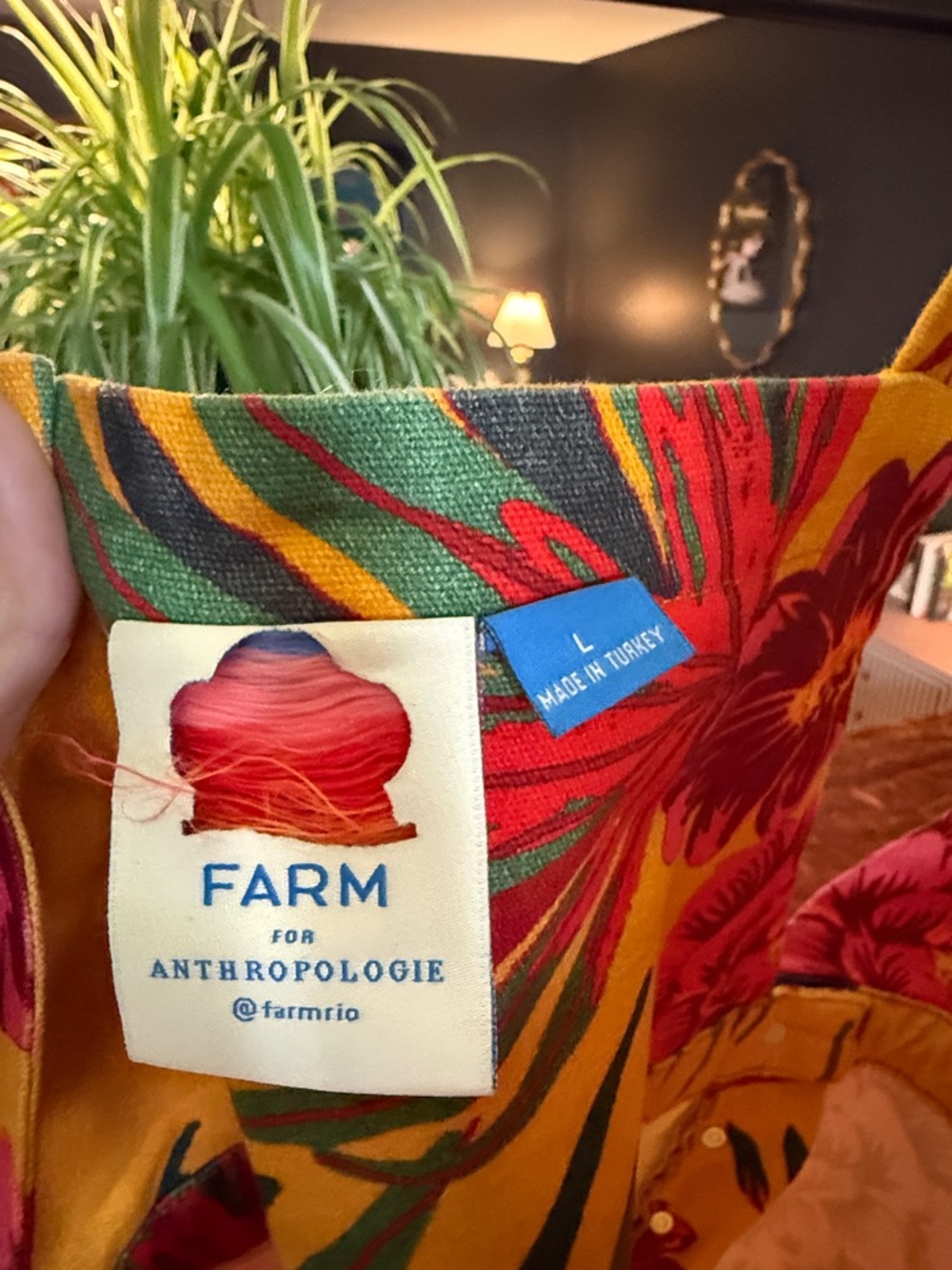 FARM Rio Yellow Floral short overalls - Picture 5 of 5